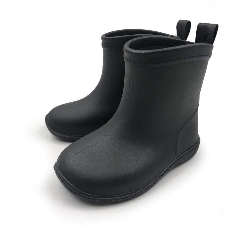 Amoji Boy's Rain Boots Toddler Rainboots For Kid's Rubber Shoes Girl's Waterproof Wellies Children Garden Boots Zapatos Lluvia NiÃ±o Size Black 5-5.5 Toddler - Image 5